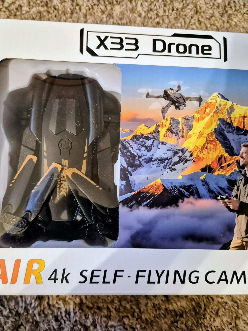 X33 Drone 4K Self-Flying Cam